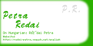 petra redai business card